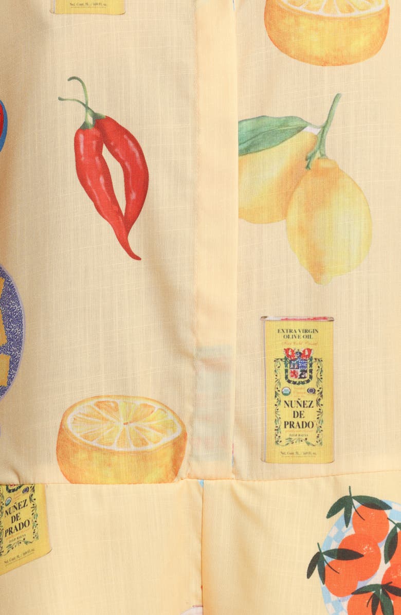 Petal & Pup Sebastian Printed Romper, Alternate, color, Pasta Print