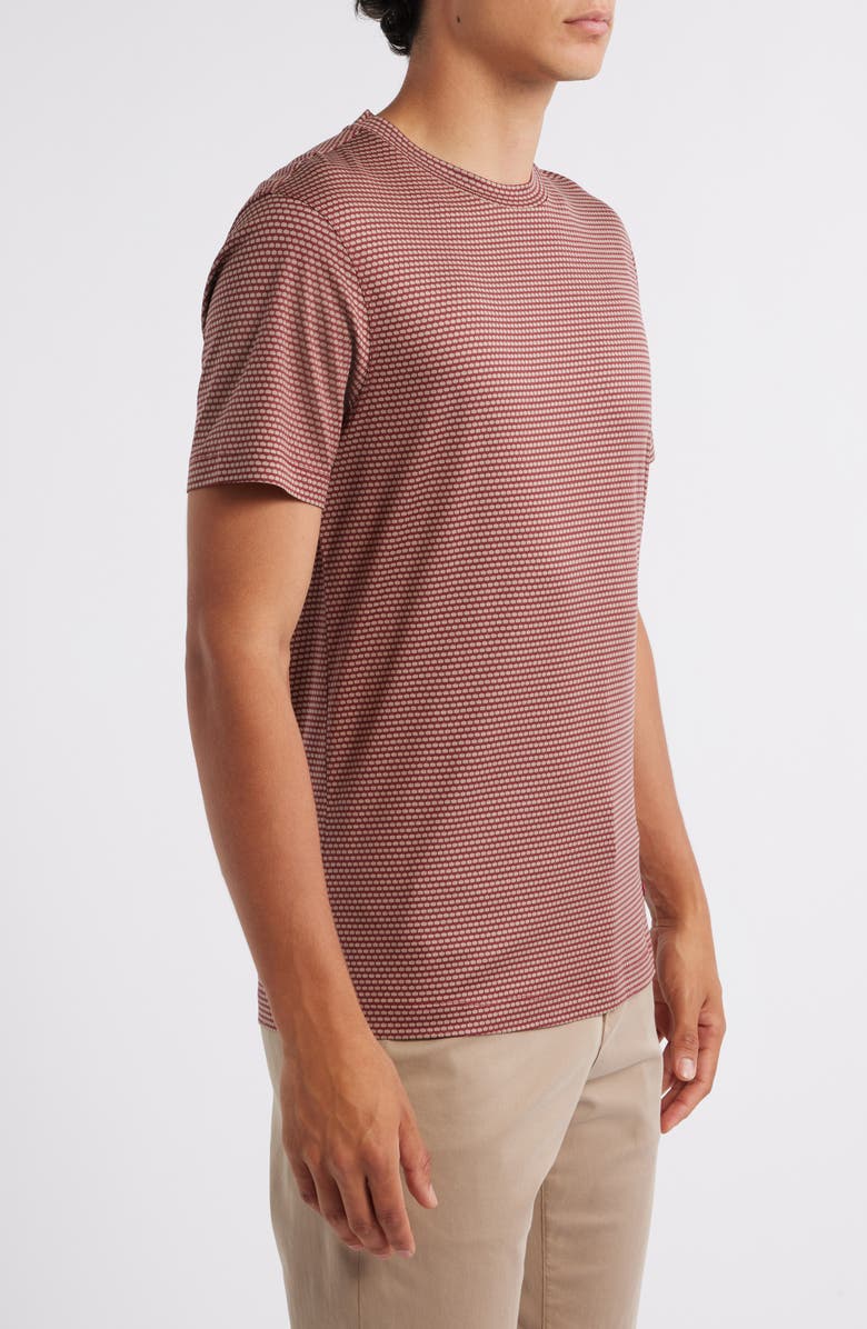 Emporio Armani Print T-Shirt, Alternate, color, Brick Red