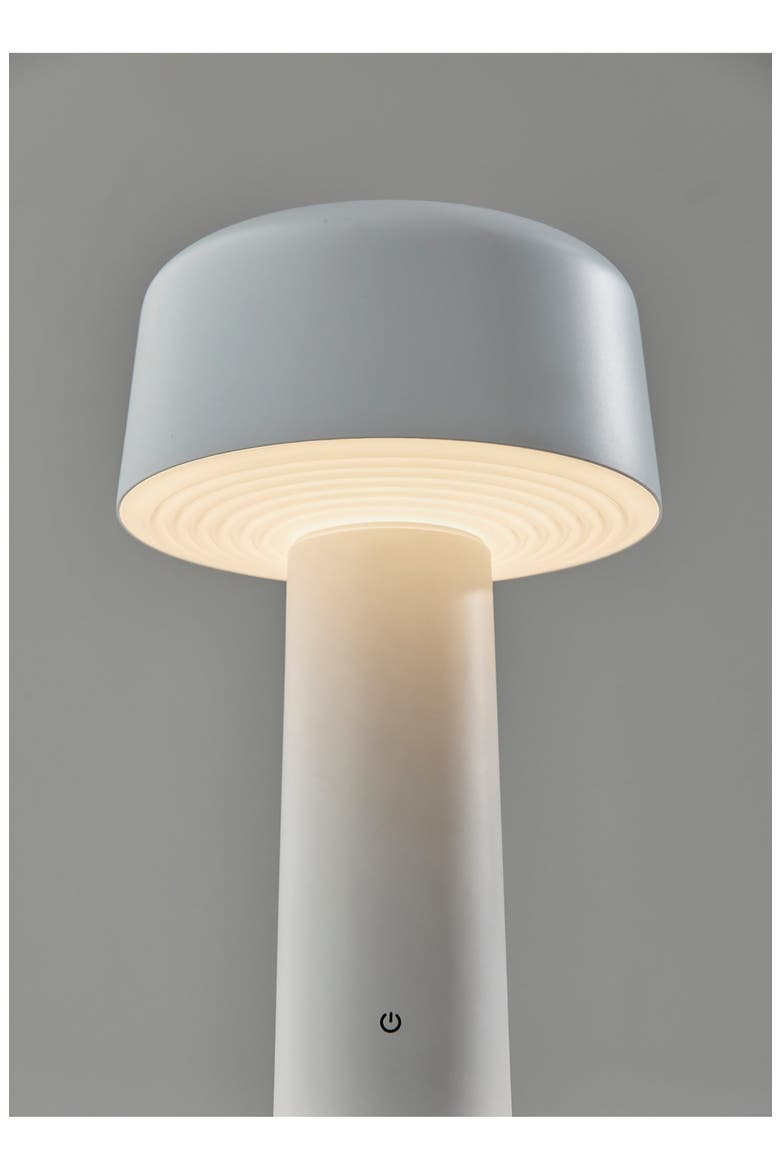 Lenny Cordless LED Table Lamp, Alternate, color, WHITE
