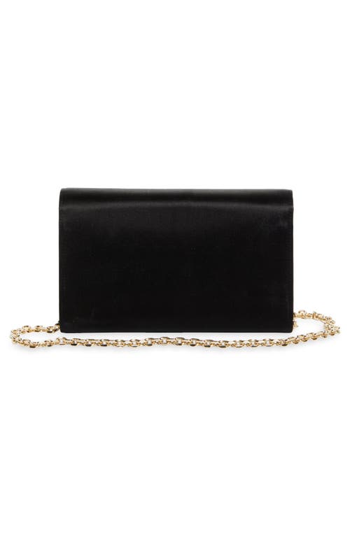 Judith Leiber Fizzoni Serpent Satin Clutch In Champagne Black