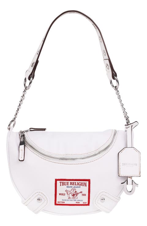 Chain Handle Denim Hobo