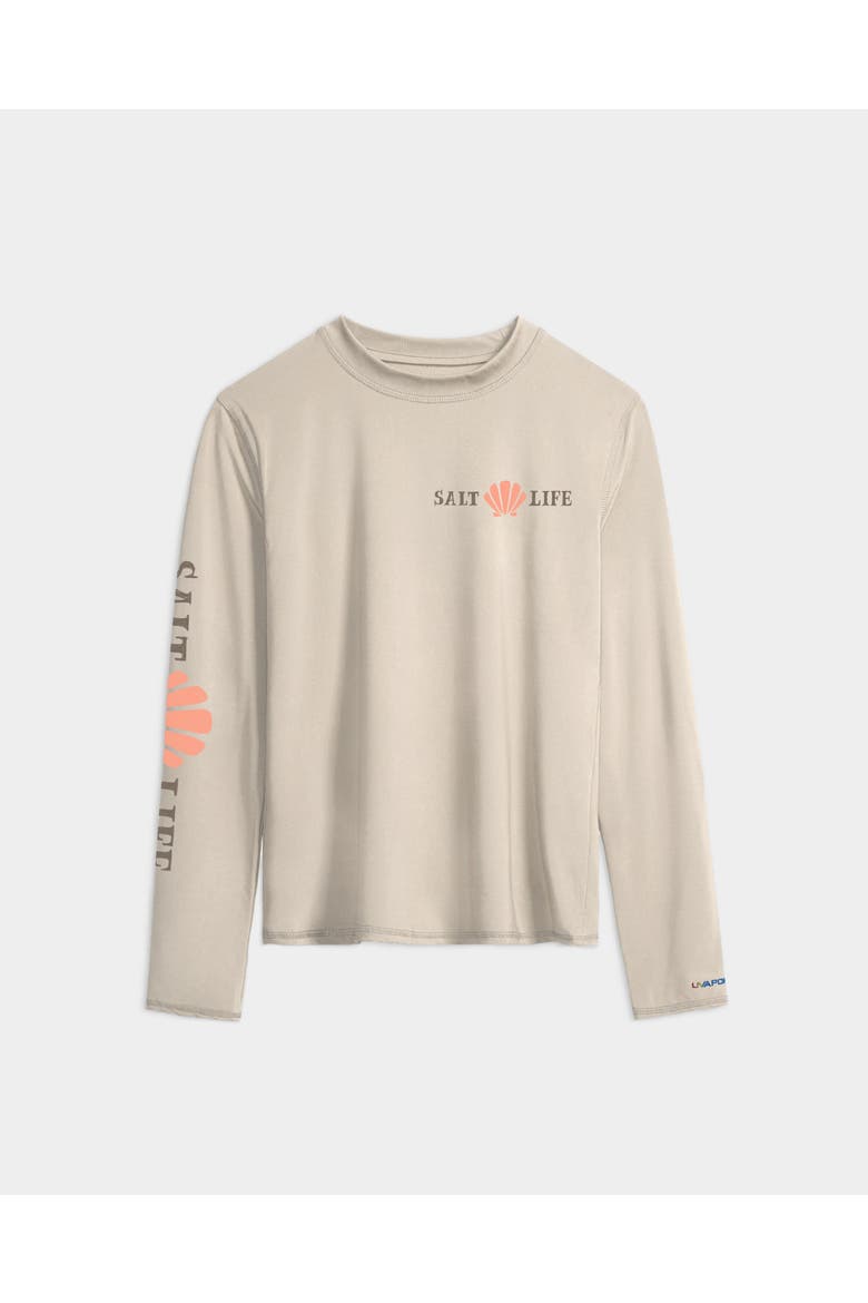 Turtle Performance Long Sleeve Tee, Main, color, Chalk
