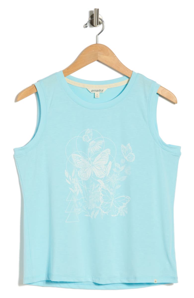 MARIKA Ana Graphic Tank, Main, color, Ocean Current