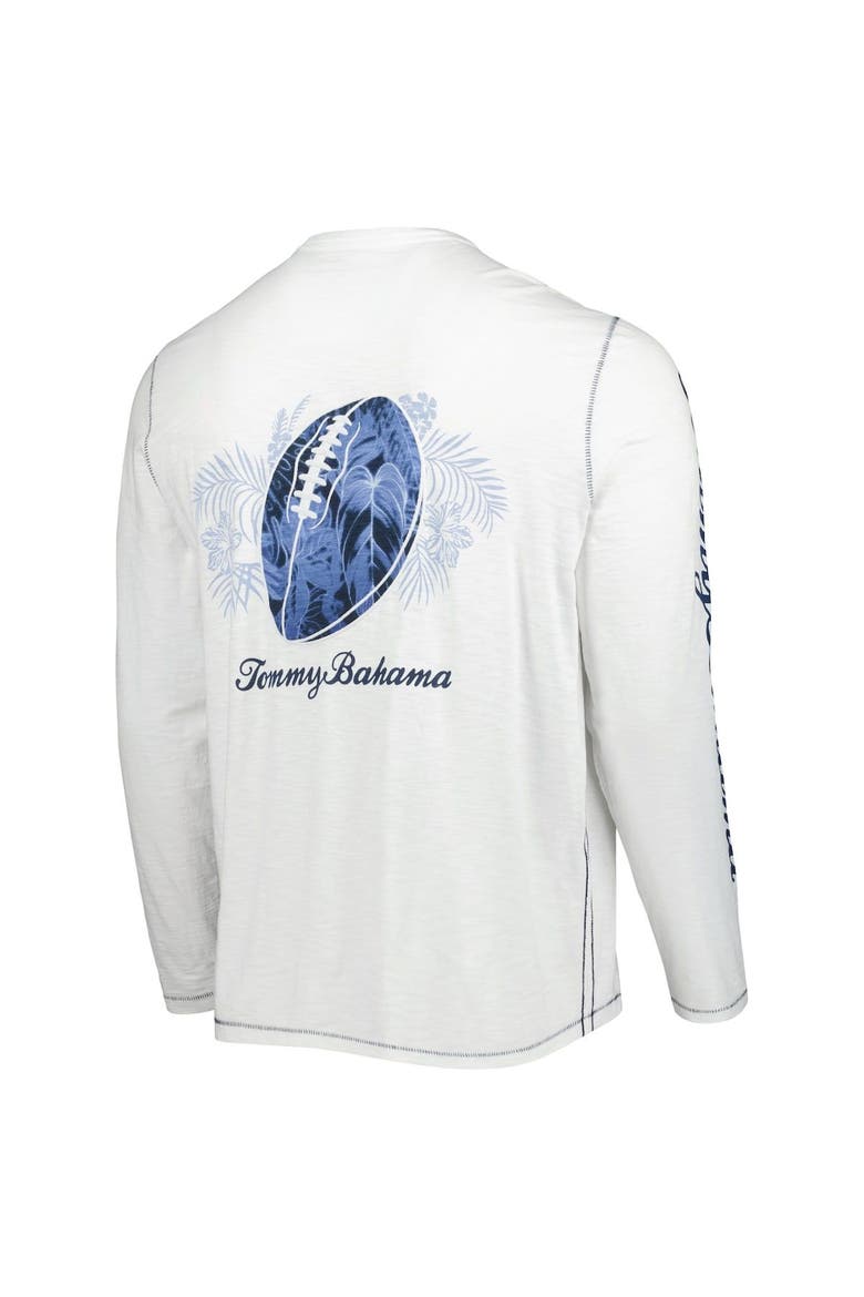 Men's Tommy Bahama White Buffalo Bills Laces Out Billboard Long Sleeve T-Shirt, Alternate, color, White
