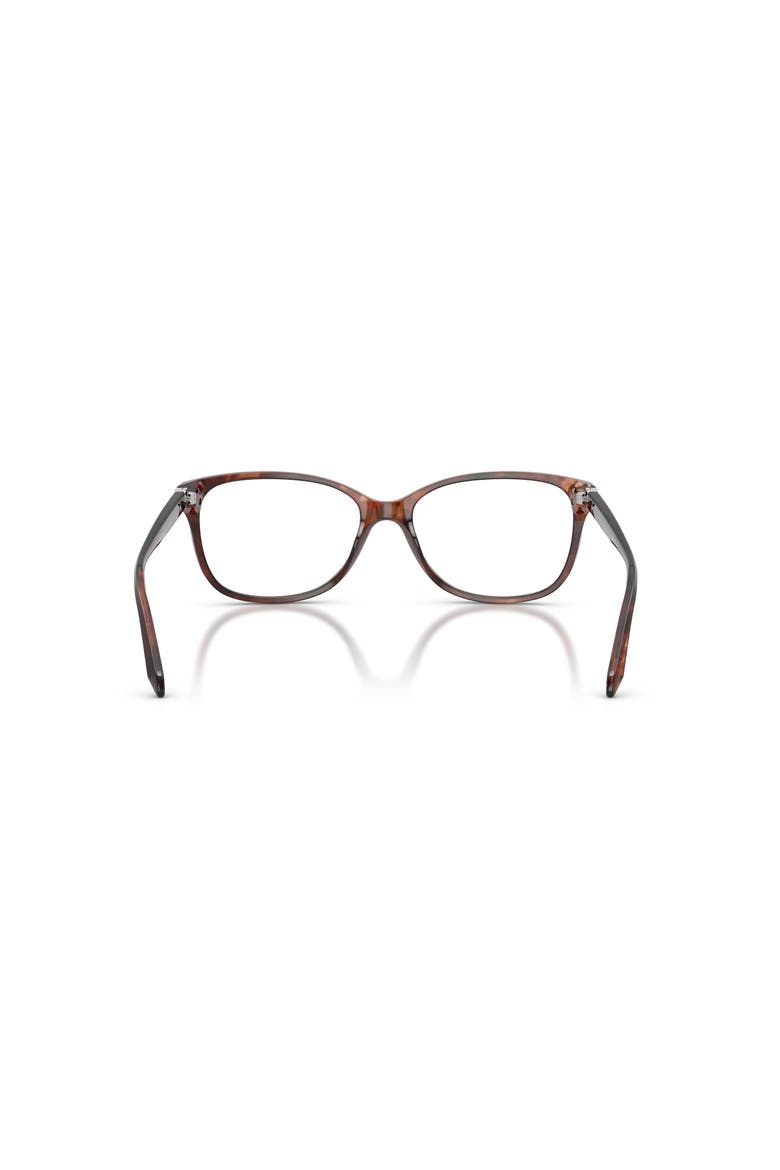 54mm Square optical glasses, Alternate, color, Brown