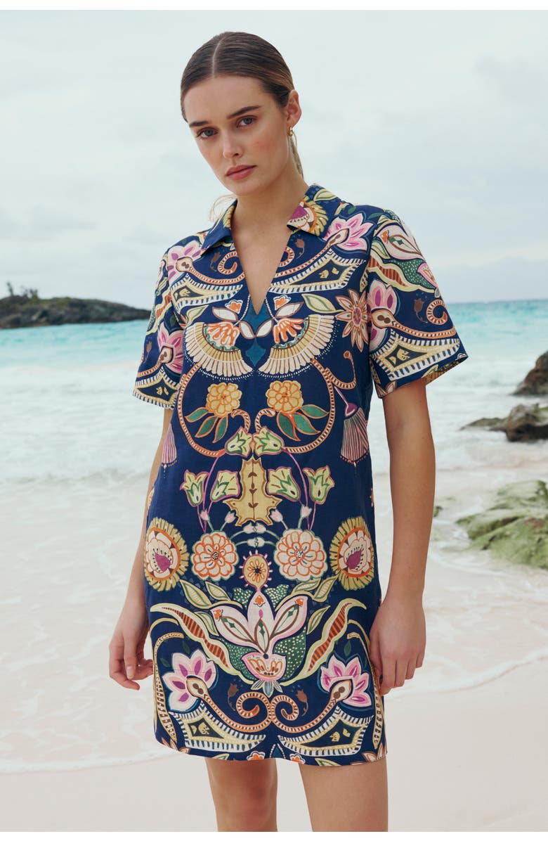 Marie Oliver Dede Dress, Alternate, color, Neptune