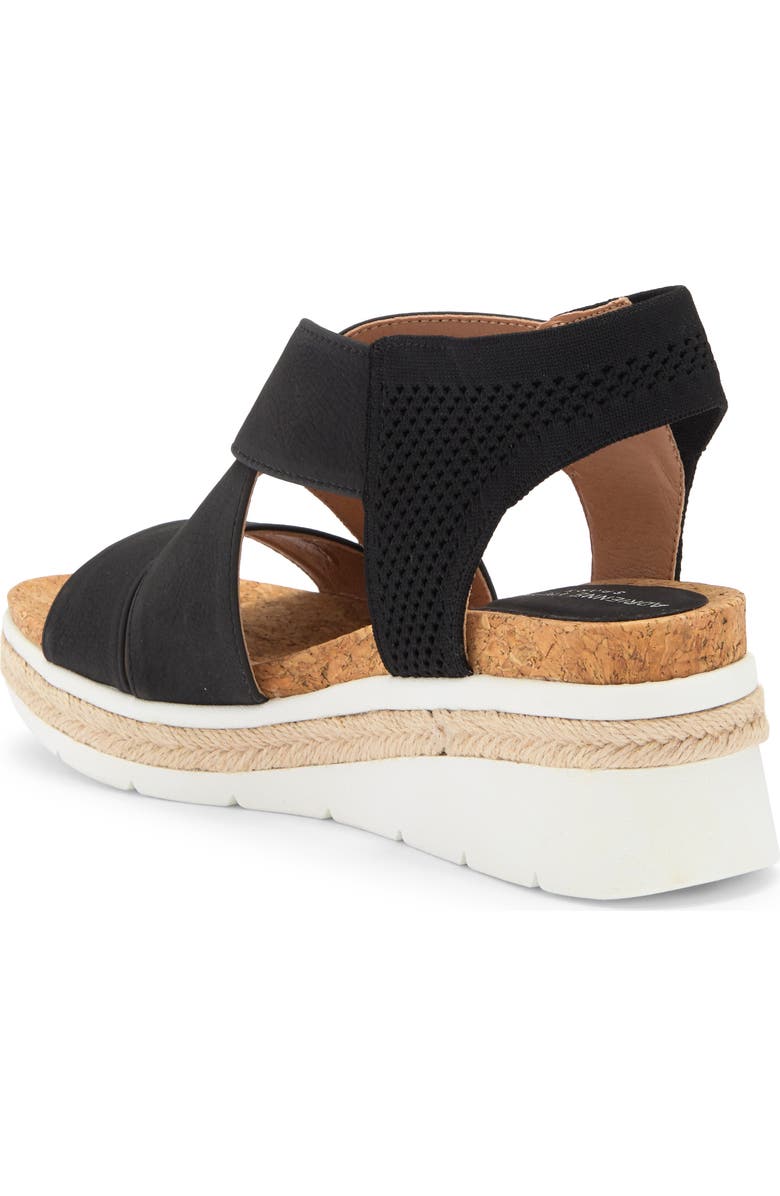 Adrienne Vittadini Carri Platform Wedge Sandal, Alternate, color,