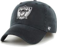 '47 Men's '47 Black Las Vegas Raiders Gridiron Classics Franchise Legacy Fitted Hat