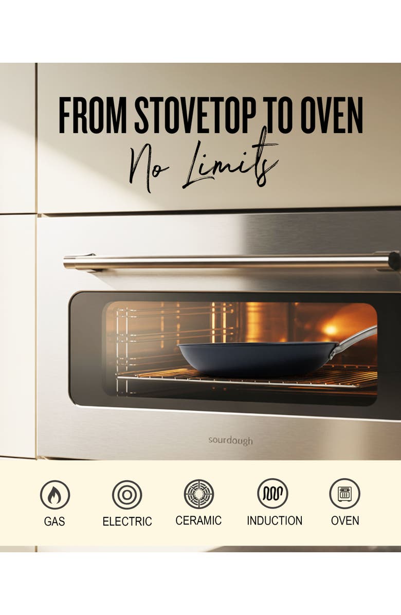 Alva Maestro Ceramic Nonstick Frying Pan, Alternate, color, Black 11 Inch