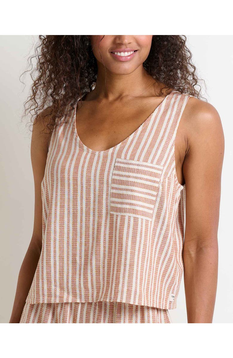 Toad & Co Taj Hemp Button Back Tank, Alternate, color, 
