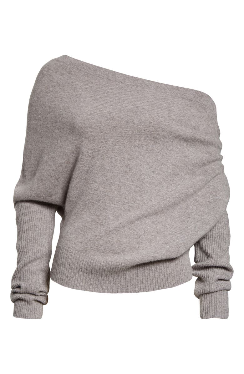 Altuzarra Paxi One-Shoulder Cashmere Sweater, Alternate, color,