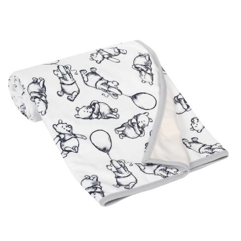 Disney Baby WINNIE THE POOH Baby Blanket - Jersey/Minky