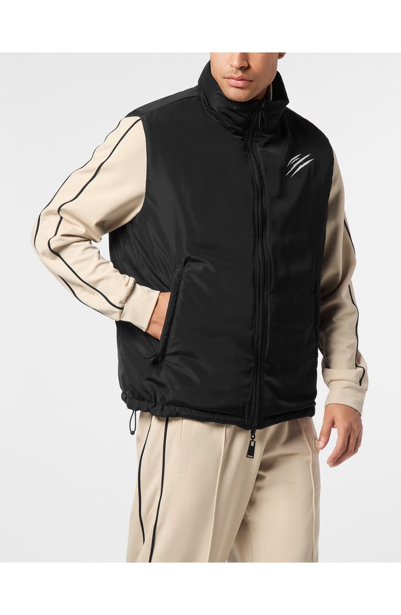 PLEIN SPORT Puffer Jacket Vest Shanghai, Alternate, color, Black