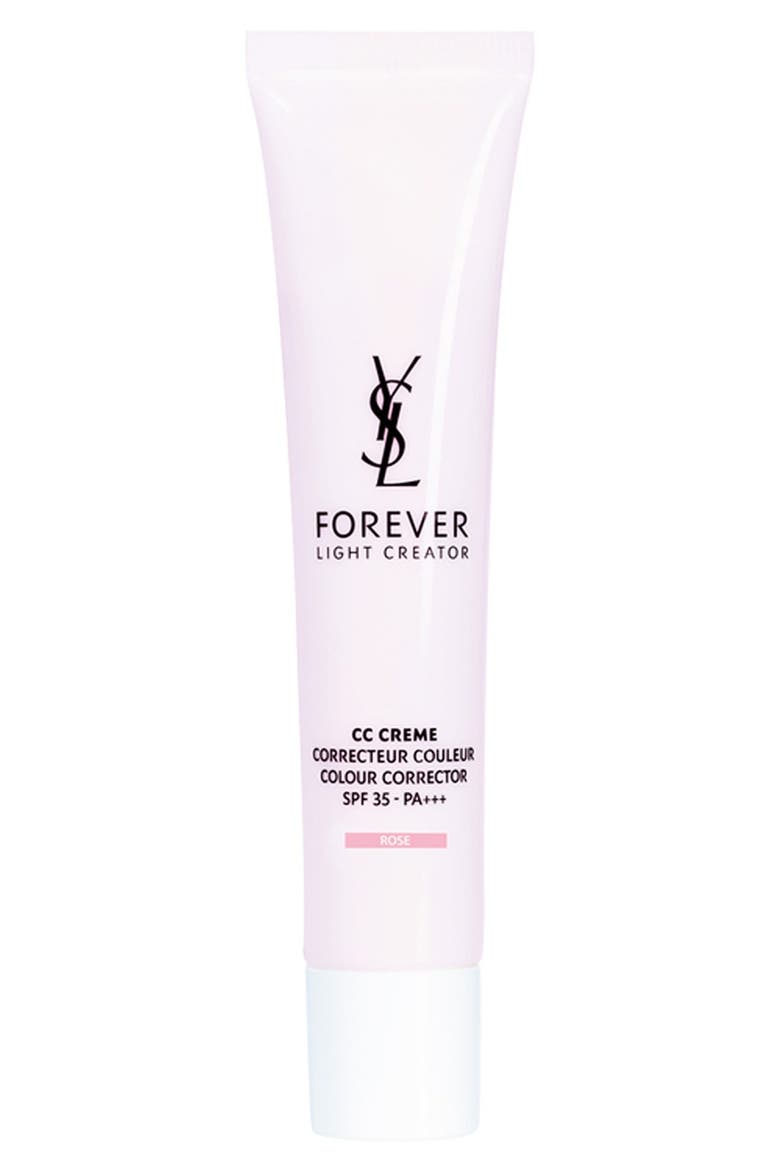 'Forever Light Creator' CC Creme Colour Corrector SPF 35, Main, color, ROSE