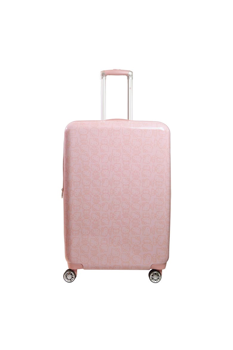 Hello Kitty Pose All Over Print 29" Hard-Sided Luggage, Alternate, color, Pink