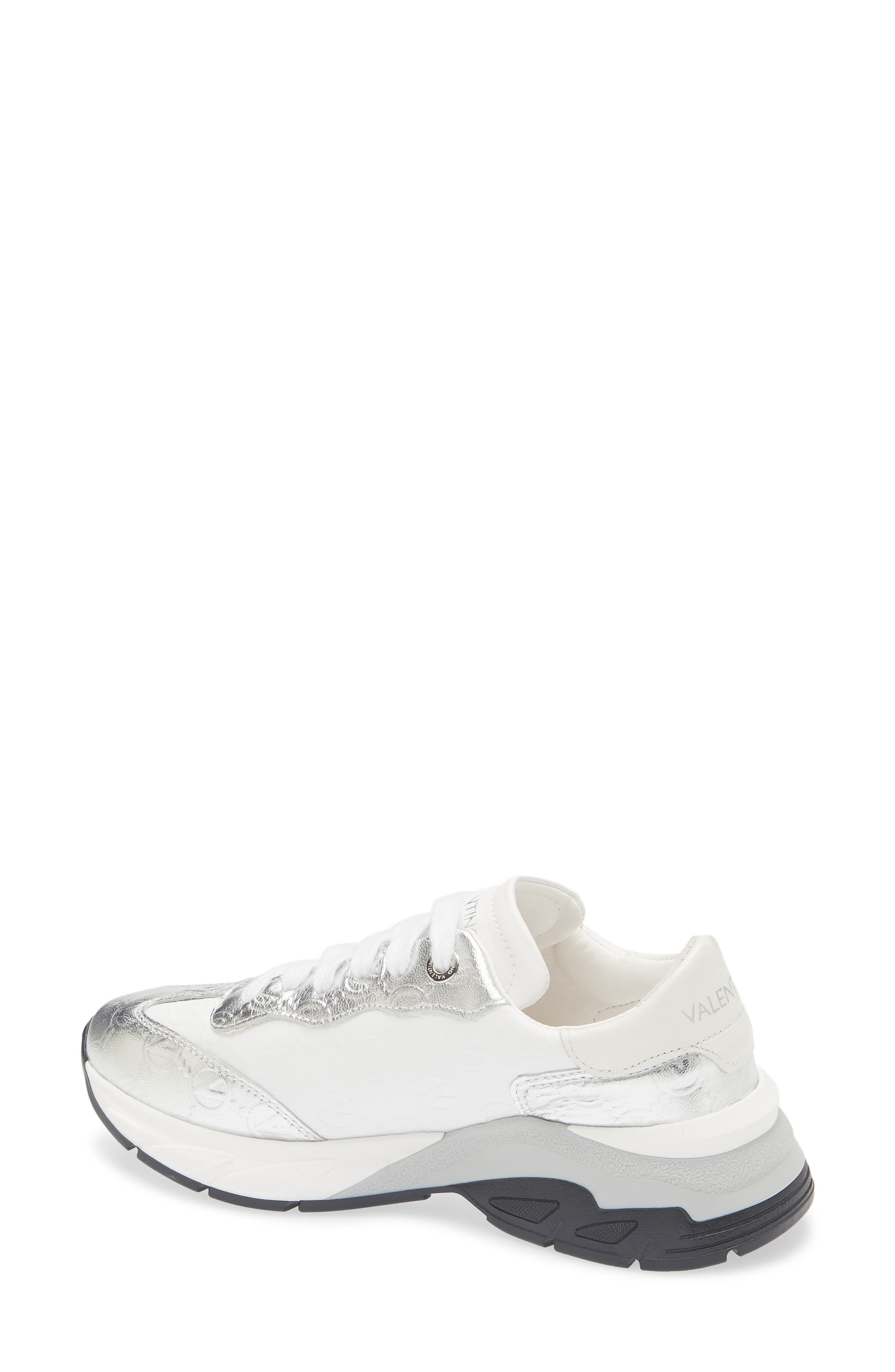 VALENTINO BY MARIO VALENTINO Bella VLOGO Sneaker, Alternate, color, White Silver