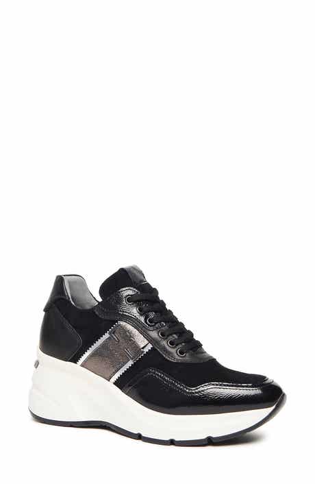 Logo Strap Wedge Sneaker