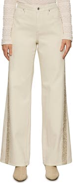 Sanctuary Cadence Shimmer Side Stripe High Waist Jeans