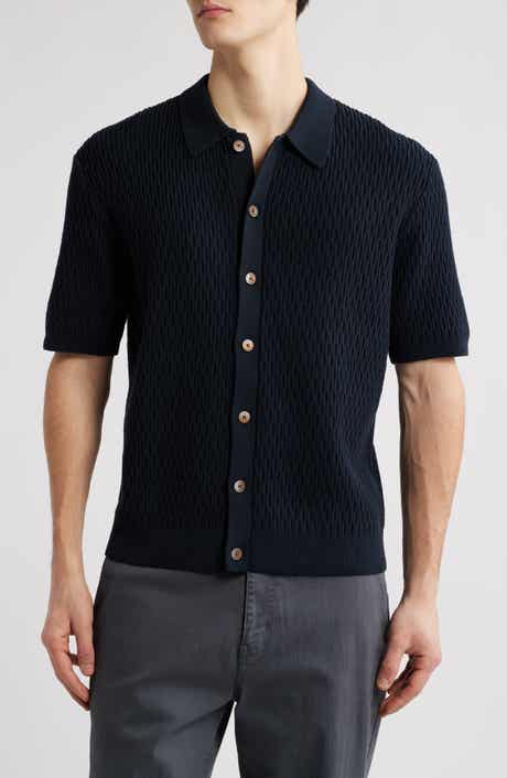 Tellaro Honeycomb Stitch Short Sleeve Cardigan