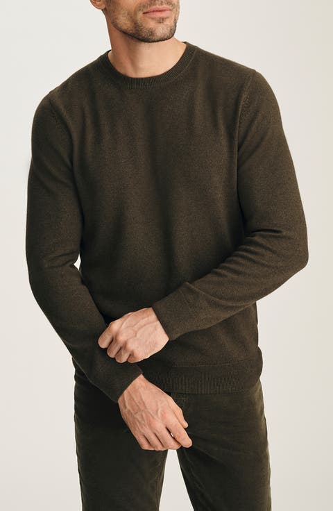 Cashmere & Silk Blend Crewneck Sweater
