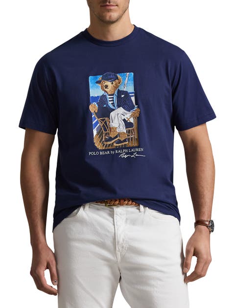 Big & Tall Newport Bear Graphic Tee