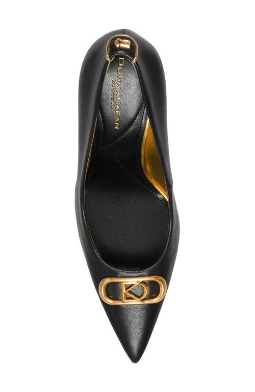 Donna Karan New York Panthia Pointed Toe Pump In Black
