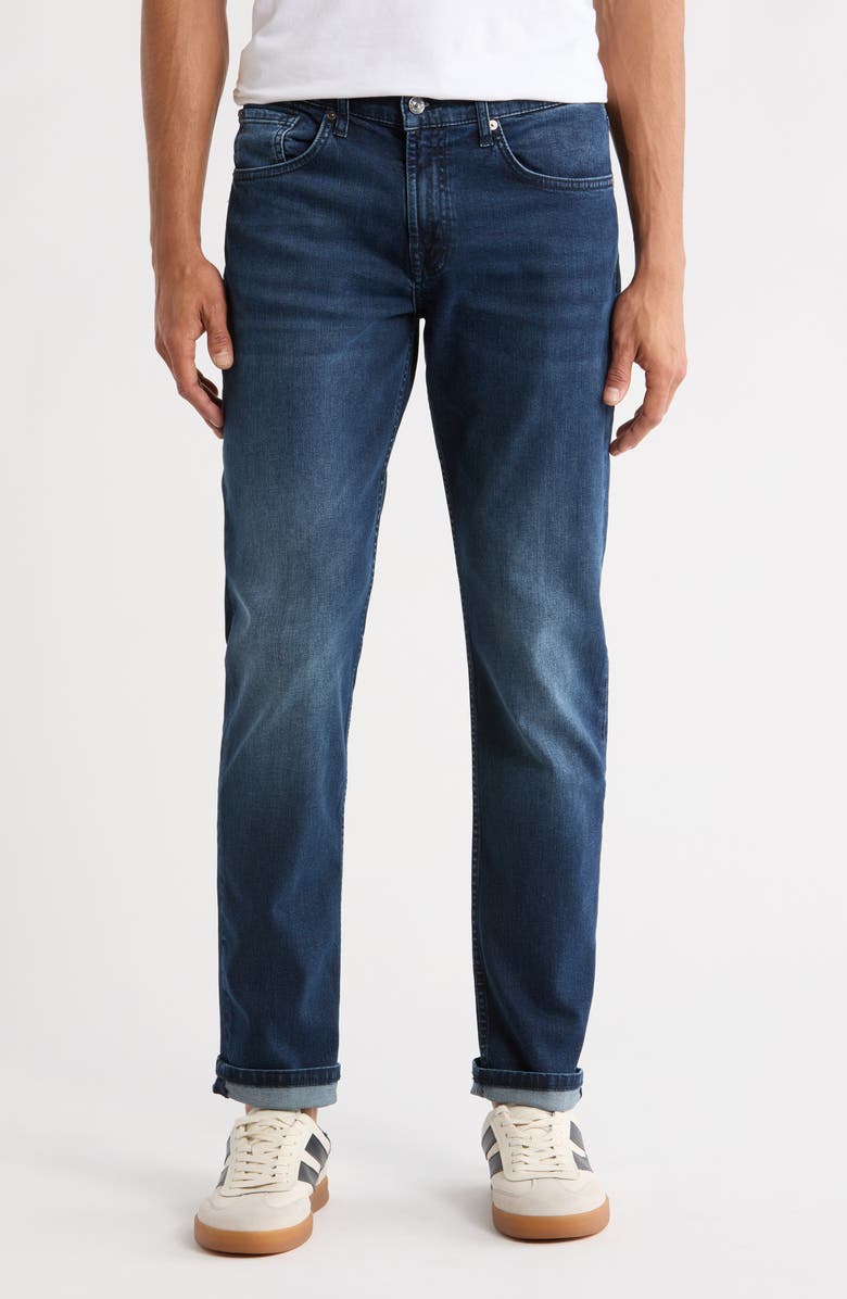 7 For All Mankind Slimmy Tapered Stretch Jeans, Main, color, Akron