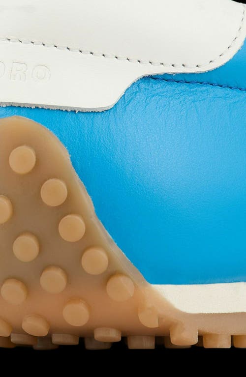 Sandro Vintage Low Top Running Sneakers In Blue
