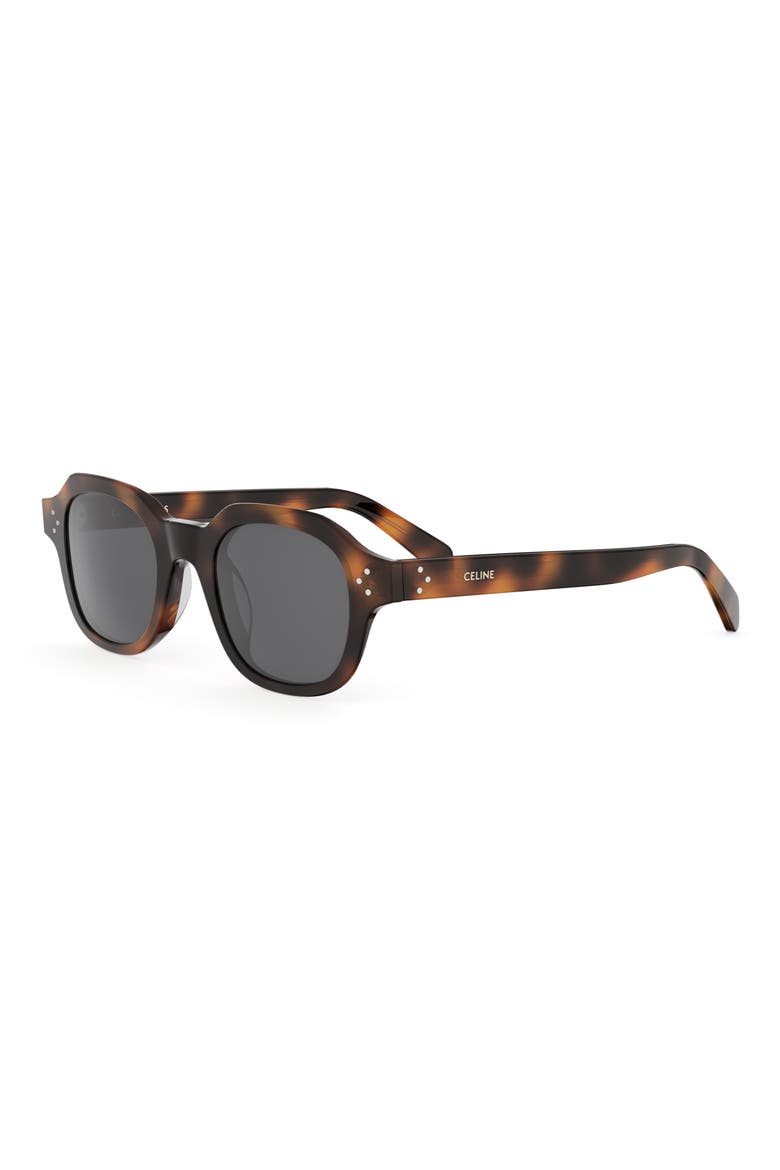 3 Dots 48mm Round Sunglasses, Alternate, color, BLONDE HAVANA / SMOKE