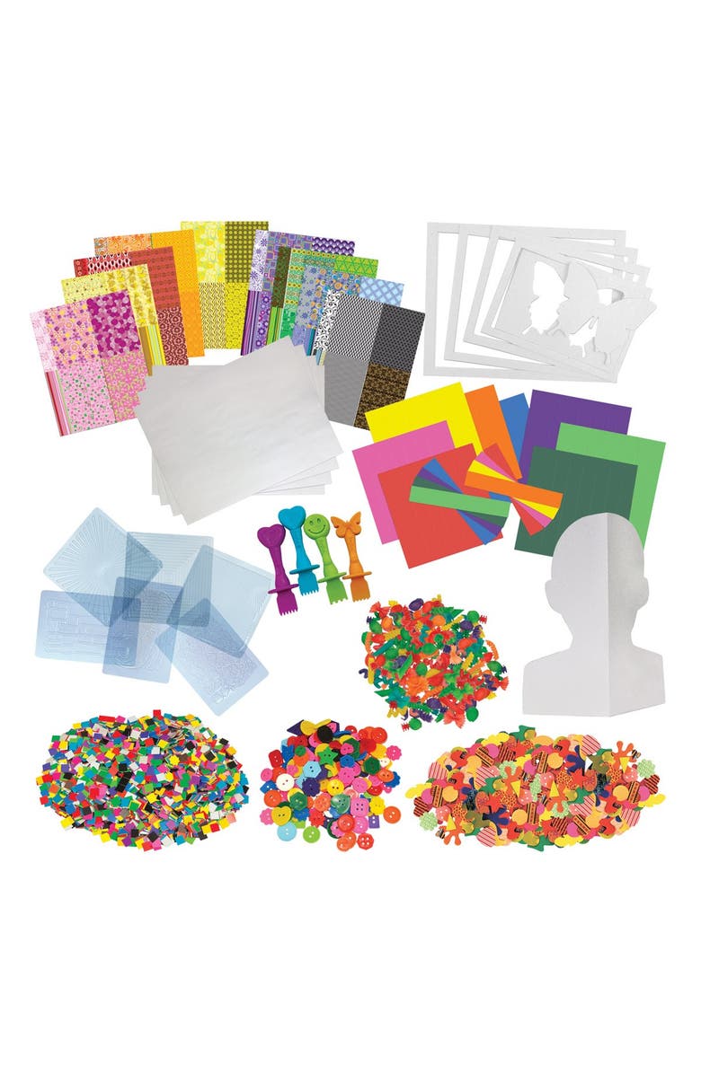 Roylco Big Art Box with Assorted Art Materials, Main, color, Multicolor