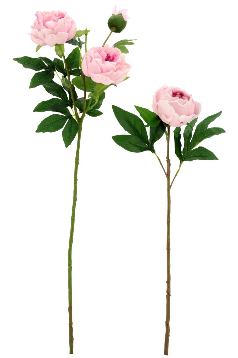 Ruffled Peony Natural Touch, Box of 6, Alternate, color, Light Pink