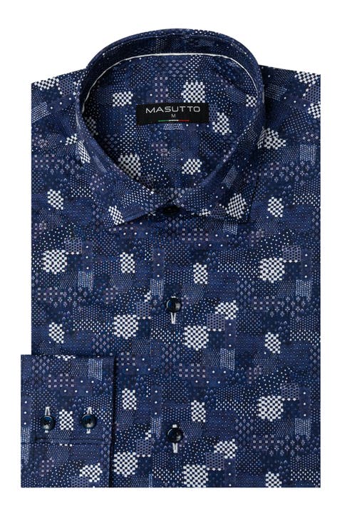 Mirisola Print Button-Up Long Sleeve Shirt