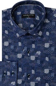 MASUTTO Mirisola Print Button-Up Long Sleeve Shirt