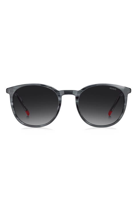 Panthos 53mm Round Sunglasses