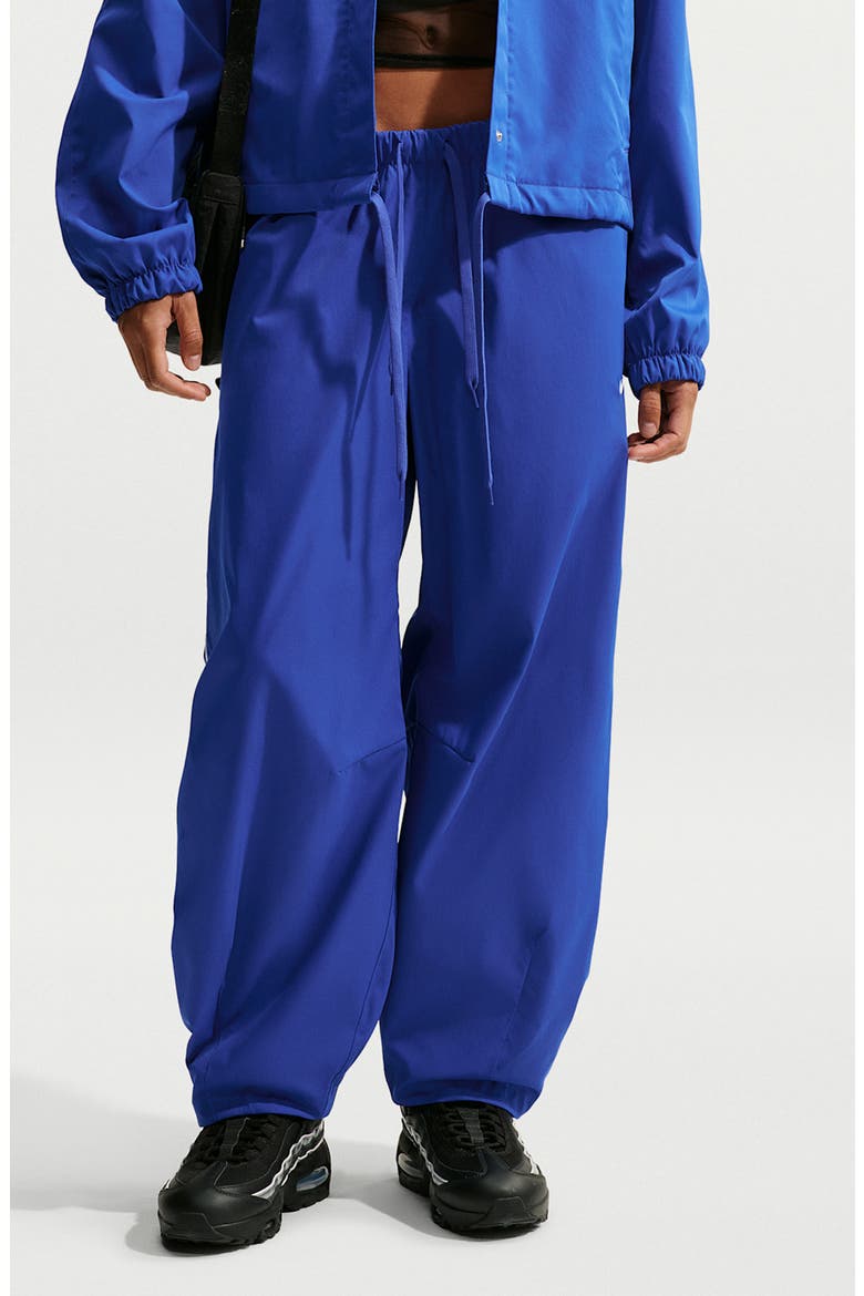 Essentials W Barrel Pants, Main, color, OLD ROYAL/ WHITE