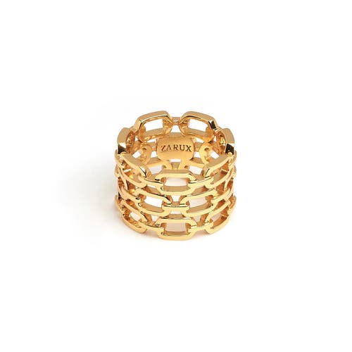 Zarux Modern Day Ring In Silver