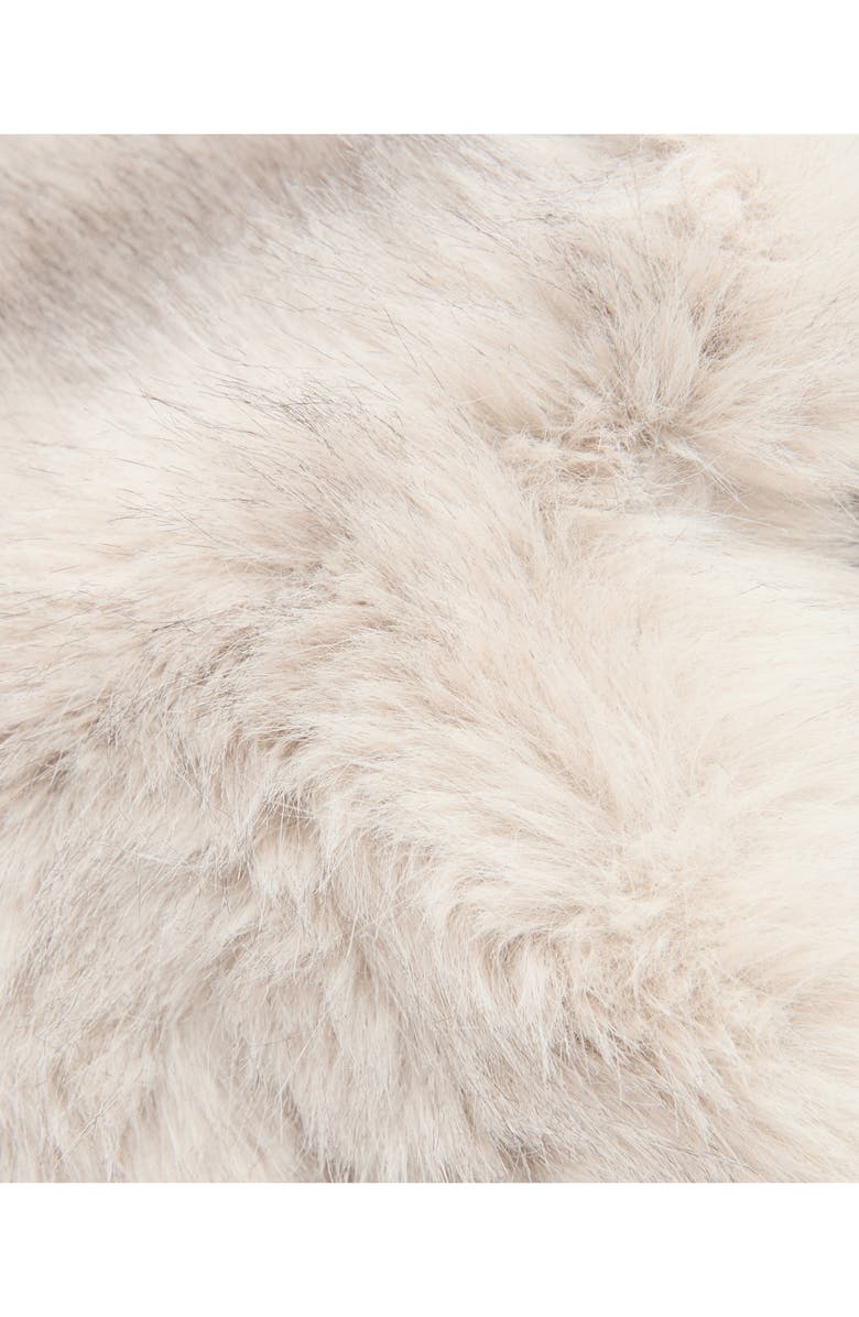 MANGO Faux Fur Trapper Hat, Alternate, color, Beige