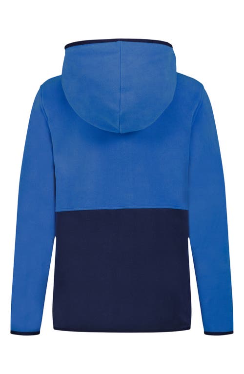Under Armour Kids' Hundo Fleece Zip-up Hoodie In Blue