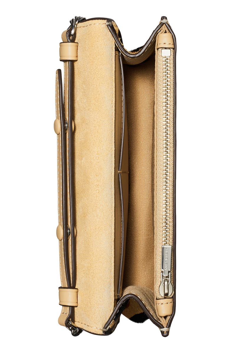 Tory Burch Mini Kira Genuine Calf Hair Top Handle Bag, Alternate, color,