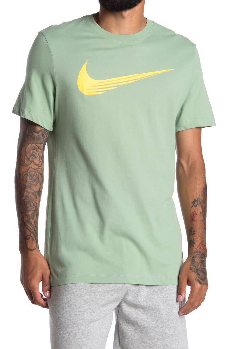 Nike Dri-FIT Swoosh Logo T-Shirt, Main, color, 