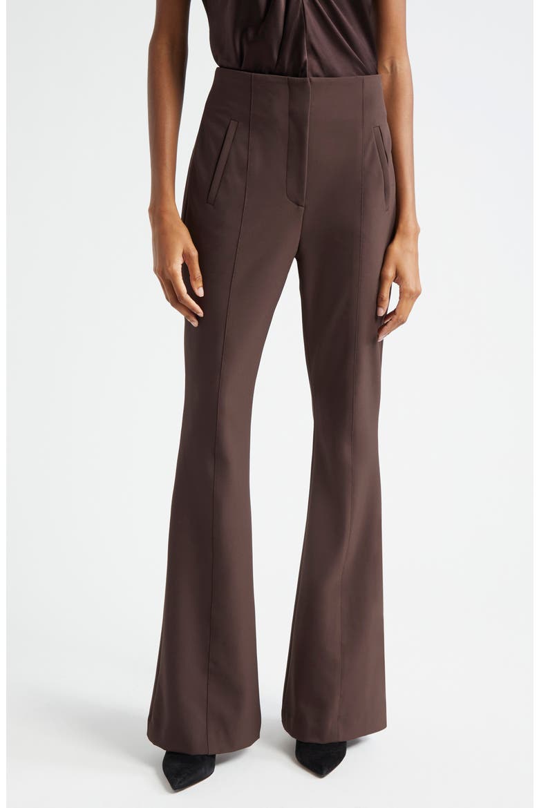 Tindaya Pintuck Pleat Flare Leg Pants (Women) | Nordstromrack