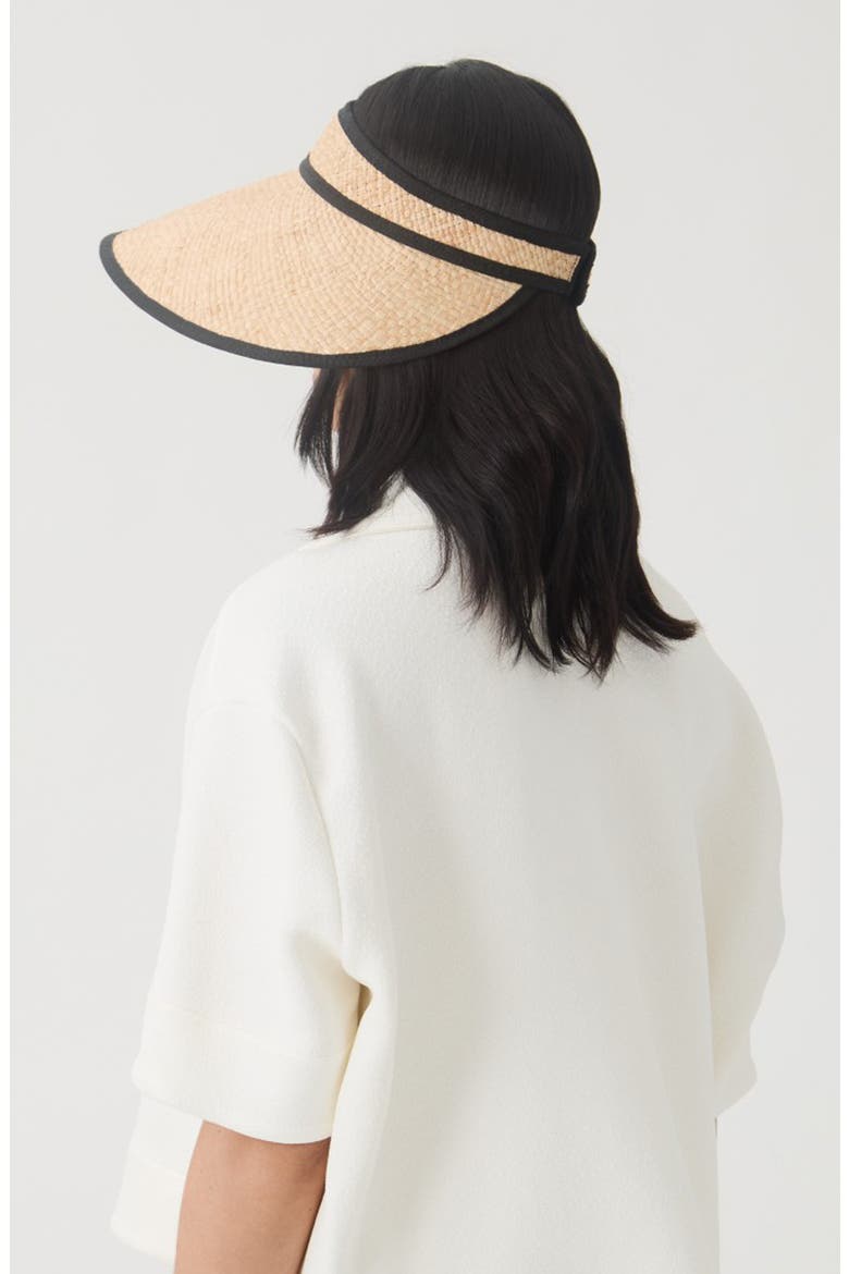 Cassidy UPF 25+ Packable Wide Brim Visor, Alternate, color, NATURAL