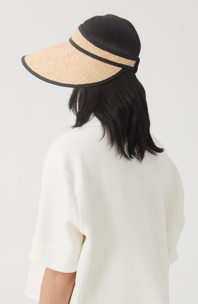 Eugenia Kim Cassidy UPF 25+ Packable Wide Brim Visor, Alternate, color, Natural