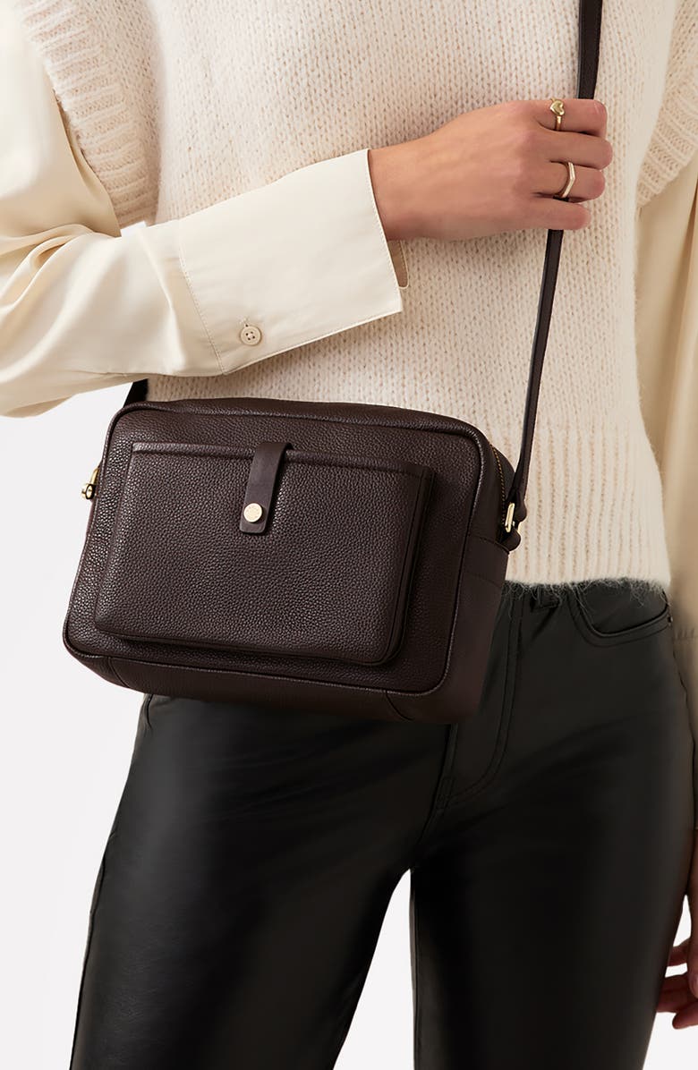 Radley Sandler Way Mini Crossbody Bag, Alternate, color, Dark Oak