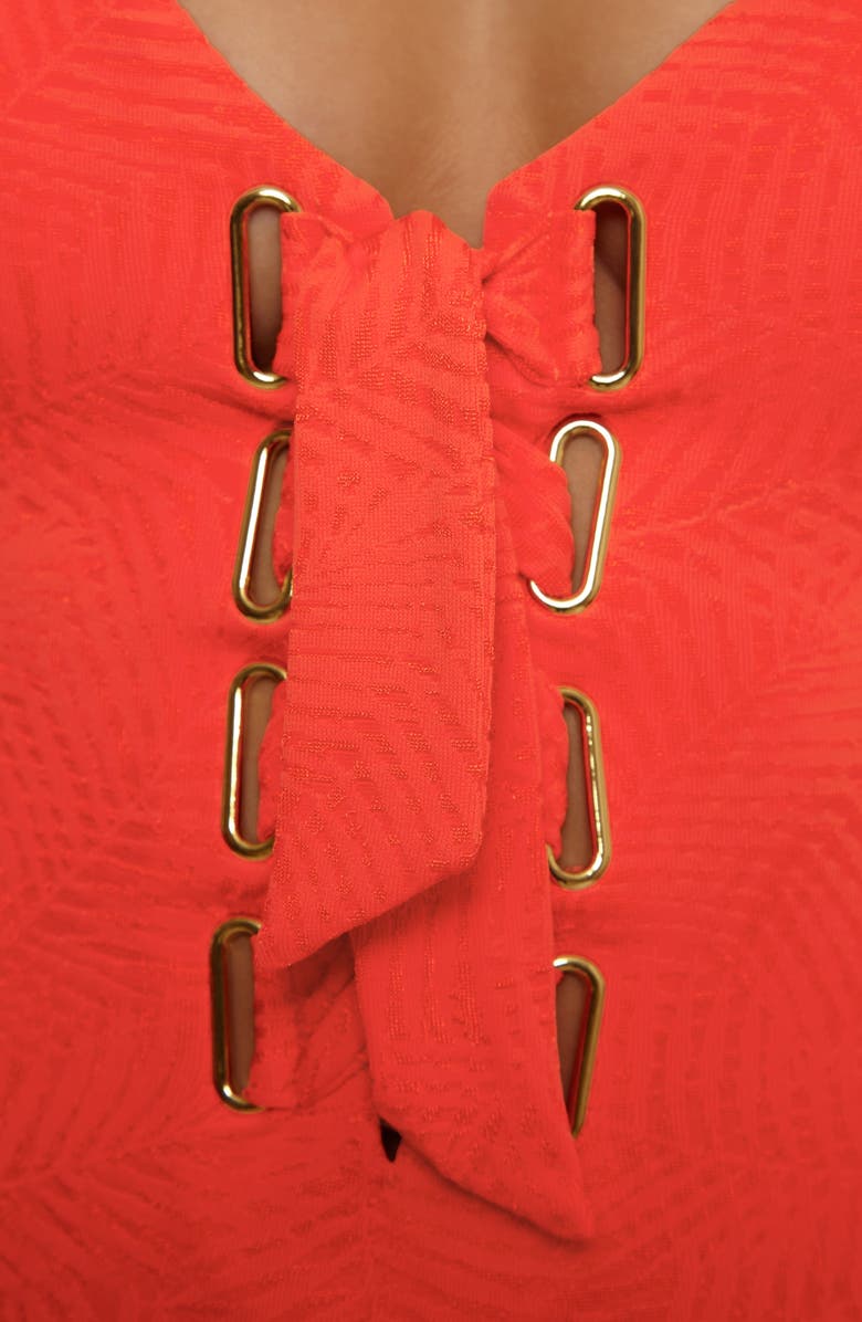 Trina Turk Golden Oasis One-Piece Swimsuit, Alternate, color, 