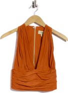 JBQ Ames Plunge Neck Top