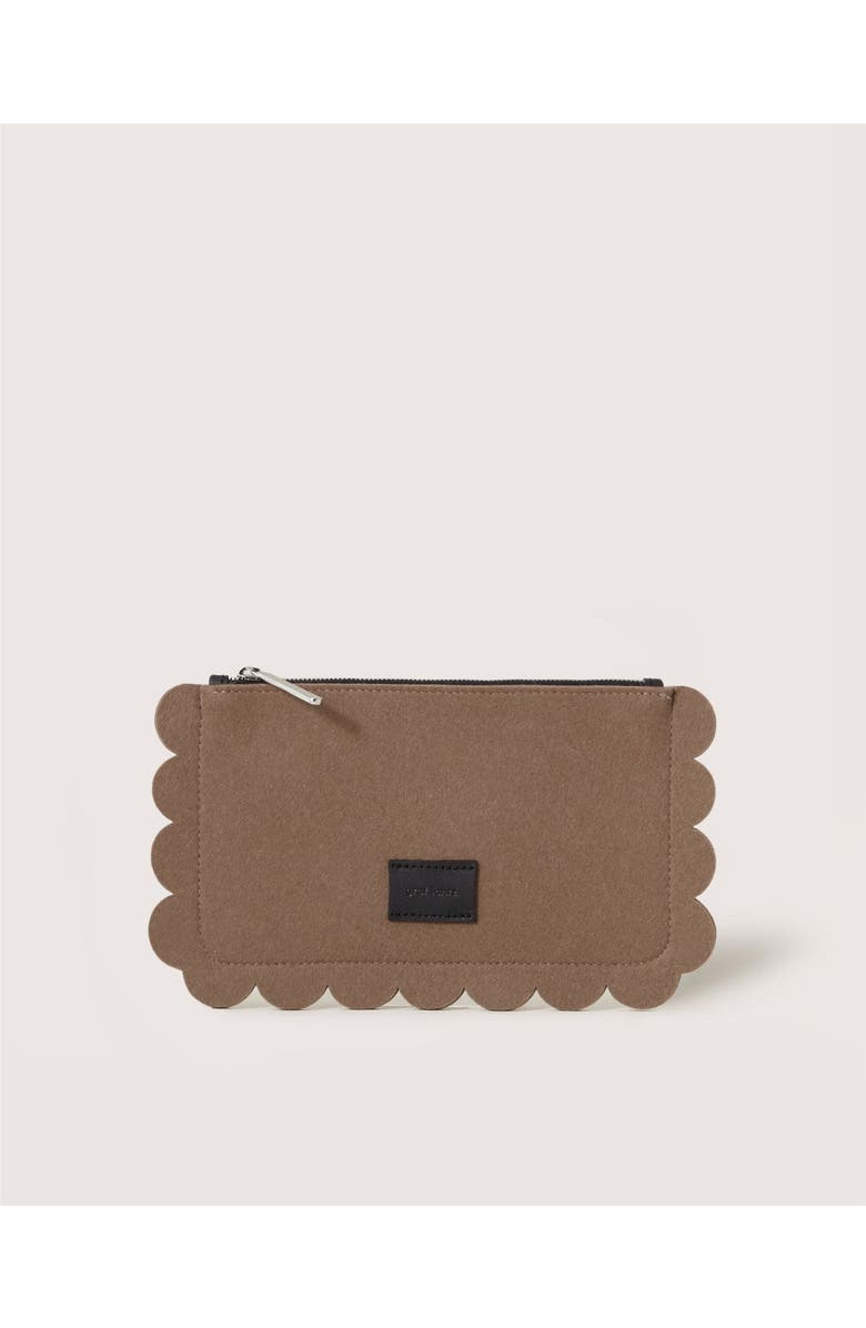 Graf Lantz Deco Edge Merino Wool Pouch, Main, color, Cumin