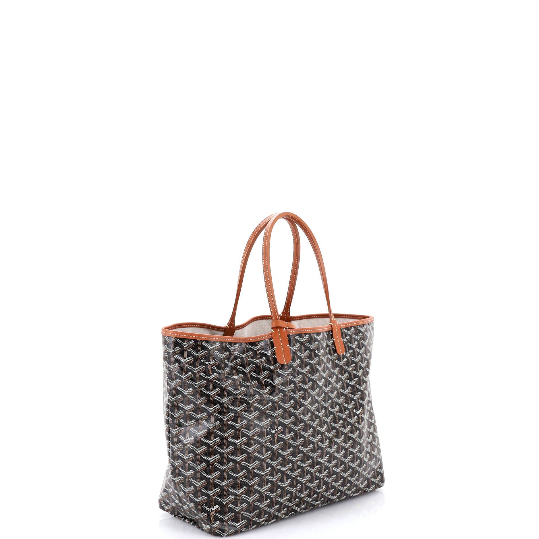 Pre-Owned Goyard Saint Louis Tote Coated Canvas PM, Alternate, color, Brown