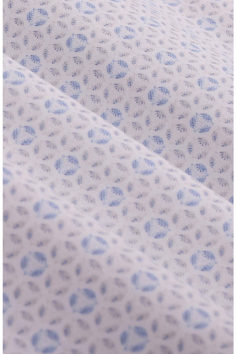 Miles OoohCotton Tech Geometric Print Short Sleeve Shirt, Alternate, color, AIR BLUE