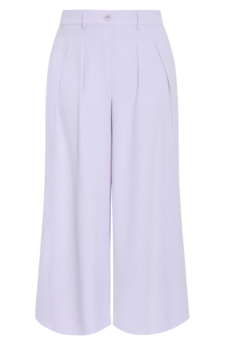 City Chic Abbie Wide Leg Pants, Alternate, color, Lilac